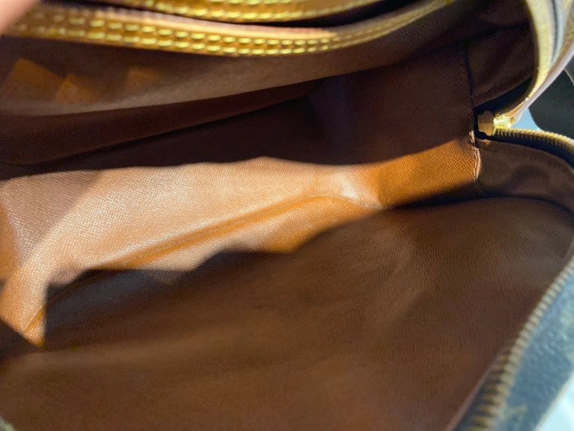 Pre-owned Louis Vuitton Blois Monogram Brown Crossbody Bag - Final Sale