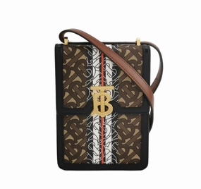 Preloved Burberry Robin crossbody Bag14*20*5cm brown 24011078572006