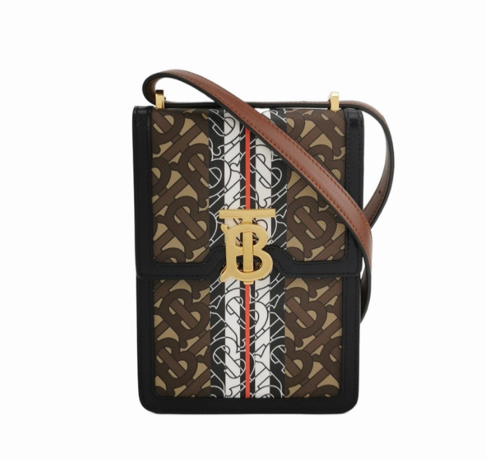 Preloved Burberry Robin crossbody Bag14*20*5cm brown 24011078572006