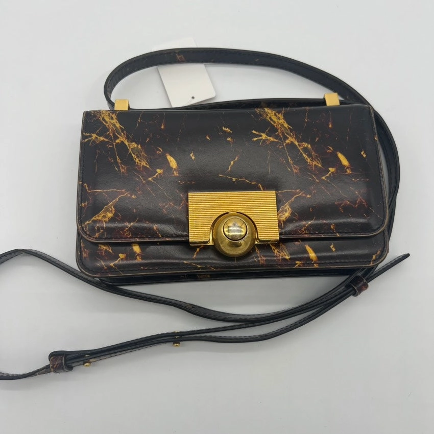 Preloved BV Crossbody A7734 Brown Leather Bag