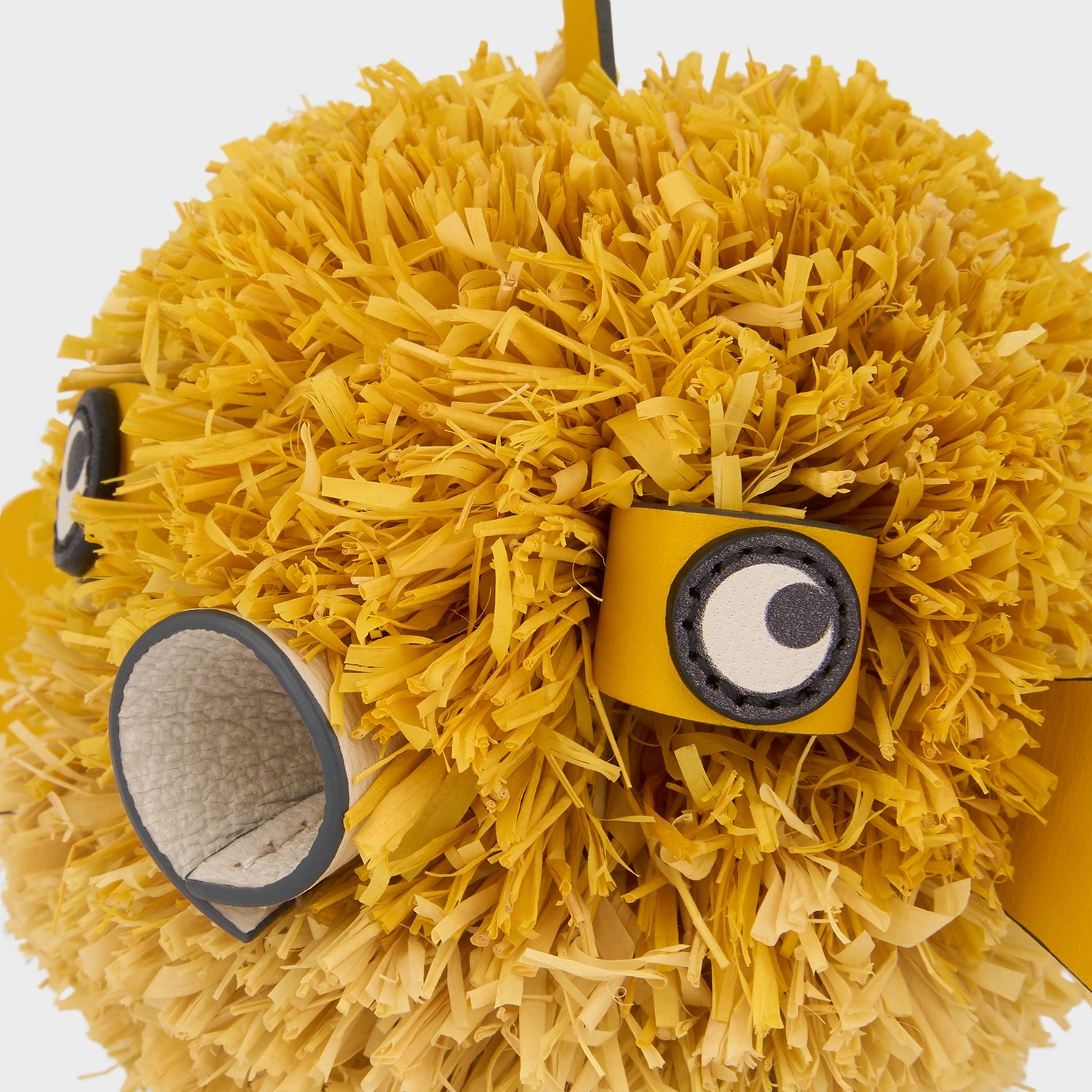 Raffia Blowfish Charm