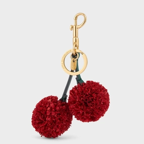 Raffia Cherries Charm
