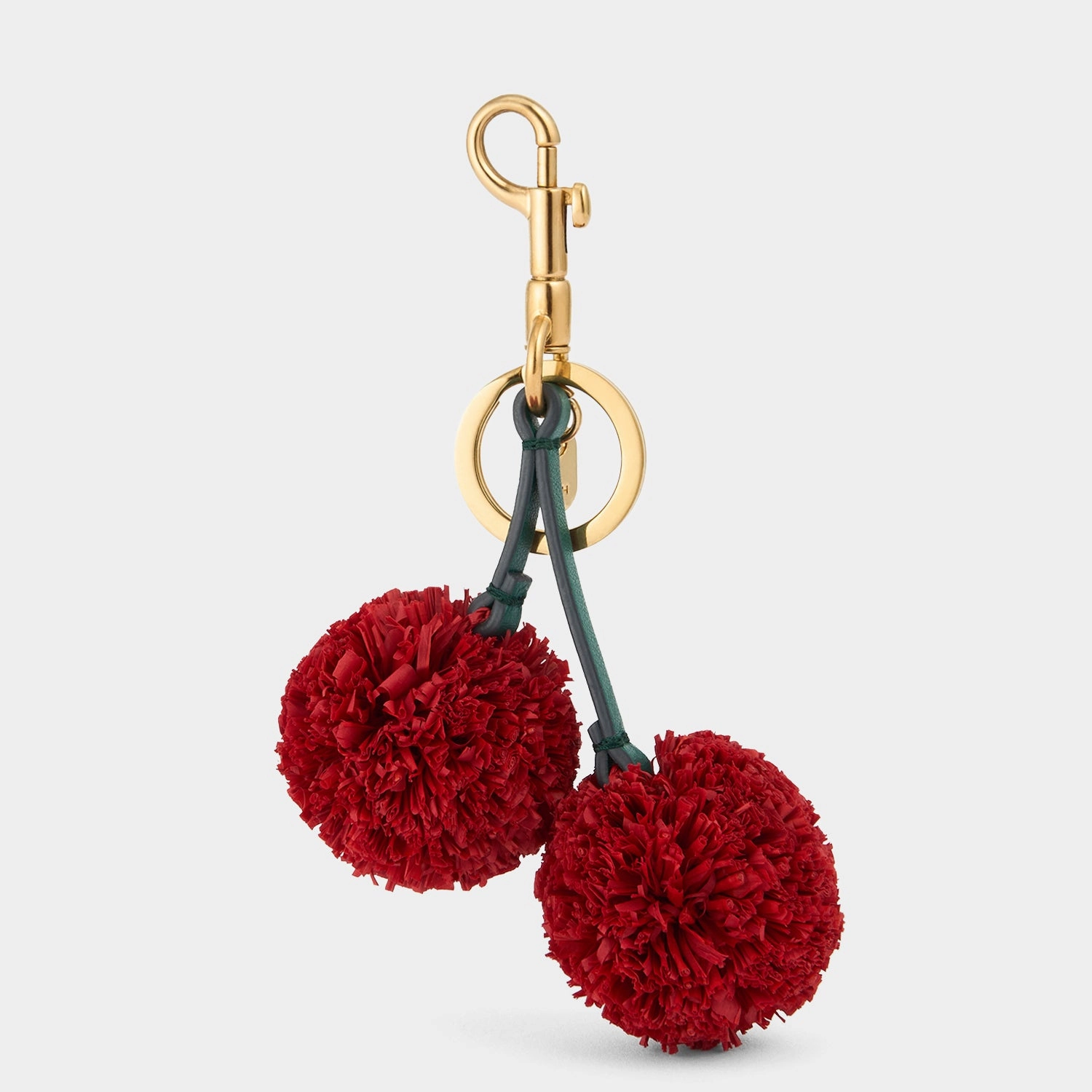 Raffia Cherries Charm