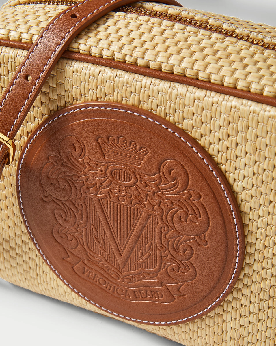 Raffia Click Crossbody
