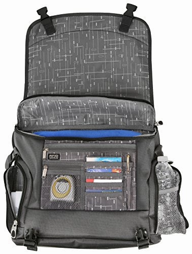 Ricardo Beverly Hills Mar Vista 16-Inch Business Messenger Bag, Graphite, One Size
