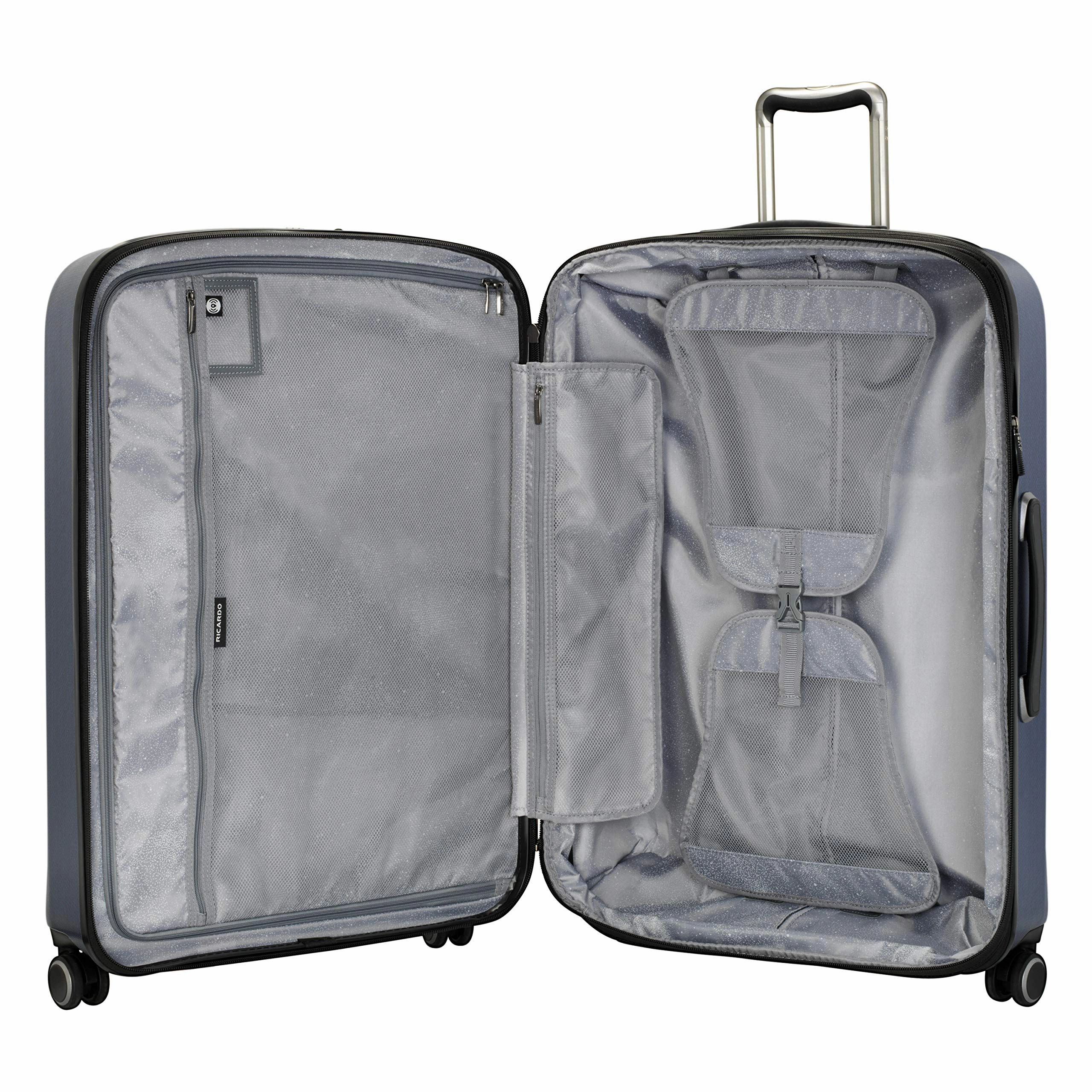 Ricardo Beverly Hills San Clemente 2.0 29-Inch Checked Suitcase (Slate Blue)