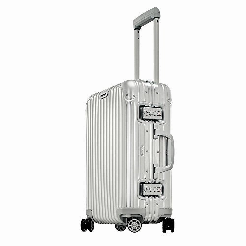 Rimowa Topas Iata Carry On Luggage 21" Inch Multiwheel 32L Tsa Lock Spinner Suitcase Silver