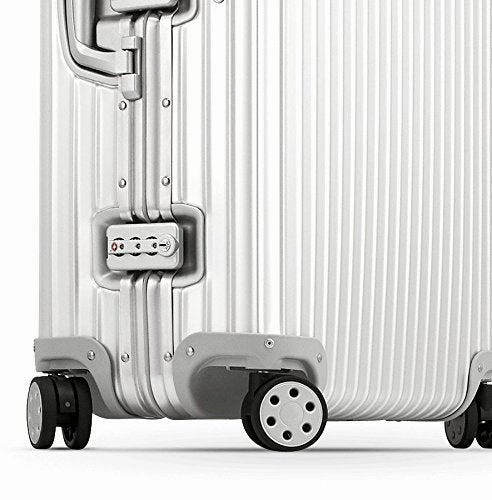 Rimowa Topas Iata Carry On Luggage 21" Inch Multiwheel 32L Tsa Lock Spinner Suitcase Silver