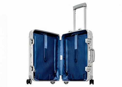 Rimowa Topas Iata Carry On Luggage 21" Inch Multiwheel 32L Tsa Lock Spinner Suitcase Silver