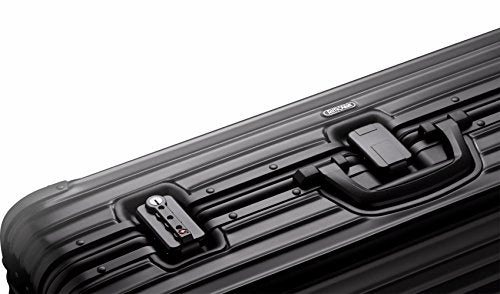 RIMOWA Topas Stealth 21" Inch Carry on Luggage Cabin Multiwheel IATA Suitcase Black
