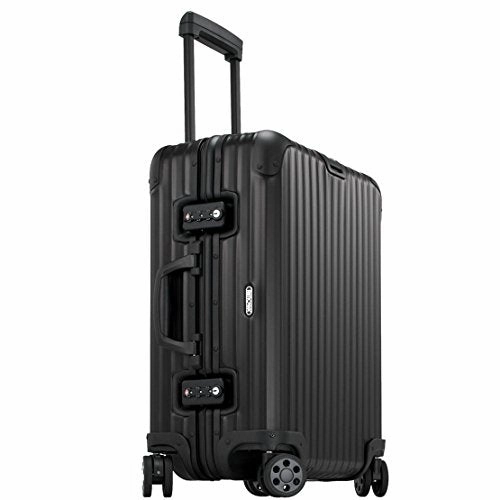 RIMOWA Topas Stealth 21" Inch Carry on Luggage Cabin Multiwheel IATA Suitcase Black