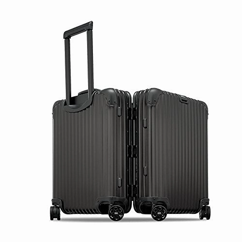 RIMOWA Topas Stealth 21" Inch Carry on Luggage Cabin Multiwheel IATA Suitcase Black