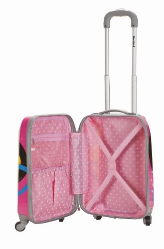 Rockland Luggage 20 Inch Polycarbonate Carry On Luggage, Love, One Size