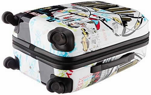 Rockland Luggage 20 Inch Polycarbonate Carry On, Newyork, One Size
