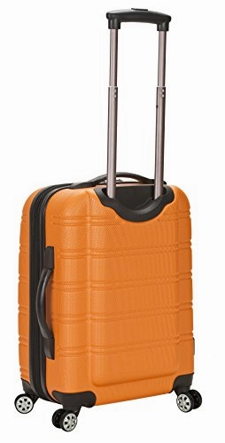 Rockland Luggage Melbourne 20 Inch Expandable Abs Carry On Luggage, Orange, One Size
