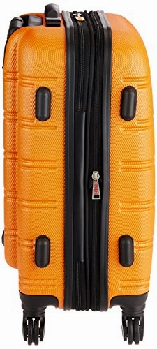 Rockland Luggage Melbourne 20 Inch Expandable Abs Carry On Luggage, Orange, One Size