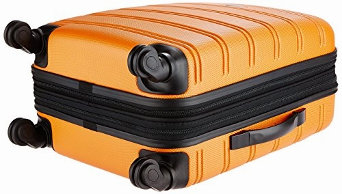 Rockland Luggage Melbourne 20 Inch Expandable Abs Carry On Luggage, Orange, One Size