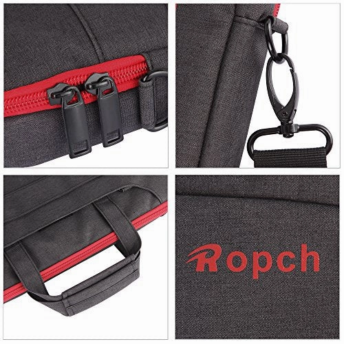 Ropch 17.3 Inch Nylon Laptop Bag Messenger Shoulder Bag Notebook Computer Case For 17 - 17.3 Inch