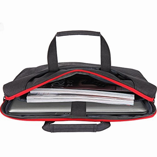 Ropch 17.3 Inch Nylon Laptop Bag Messenger Shoulder Bag Notebook Computer Case For 17 - 17.3 Inch