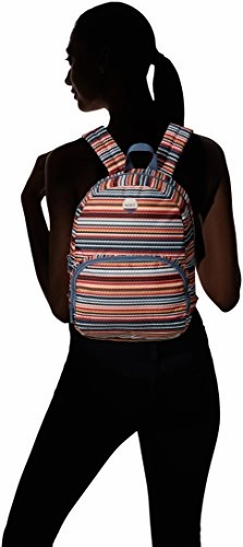 Roxy Women'S Always Core Backpack, Rio Red Zig Zag Stripe