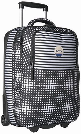 Roxy Women'S Roll Up Carry-On Suitcase, Anthracite Opticity