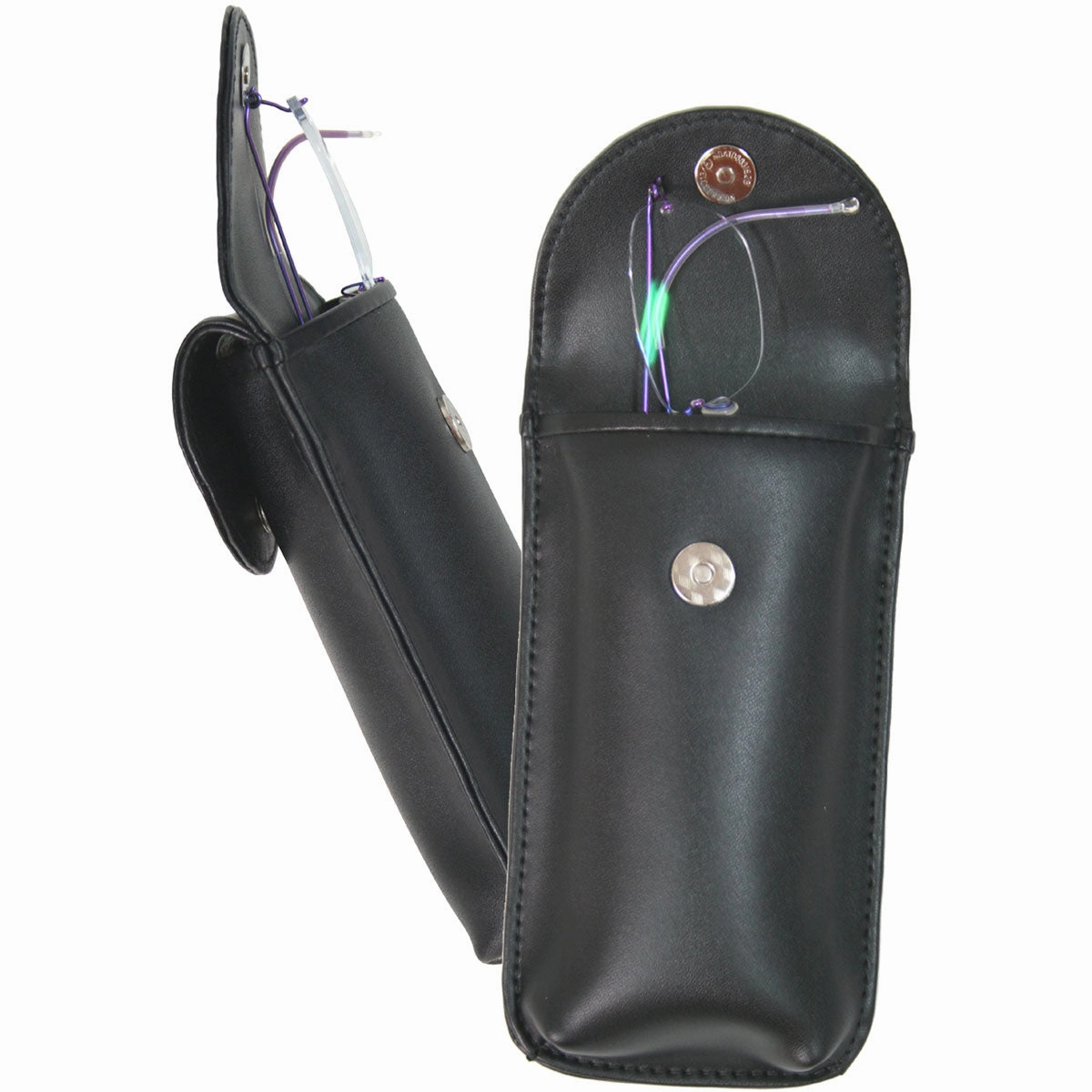 Royce Leather Double Eyeglass Carrying Case