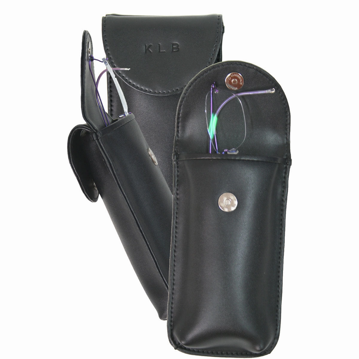 Royce Leather Double Eyeglass Carrying Case