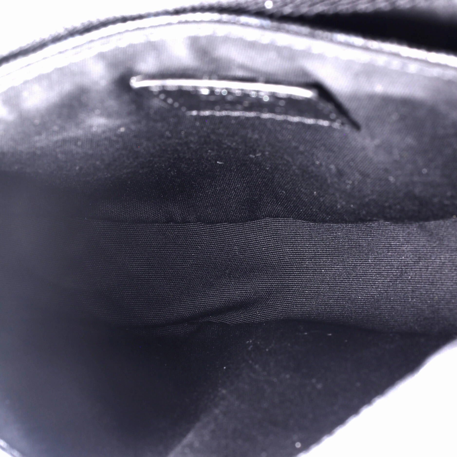 Saddle Crossbody Bag CD Diamond Coated Canvas and Leather