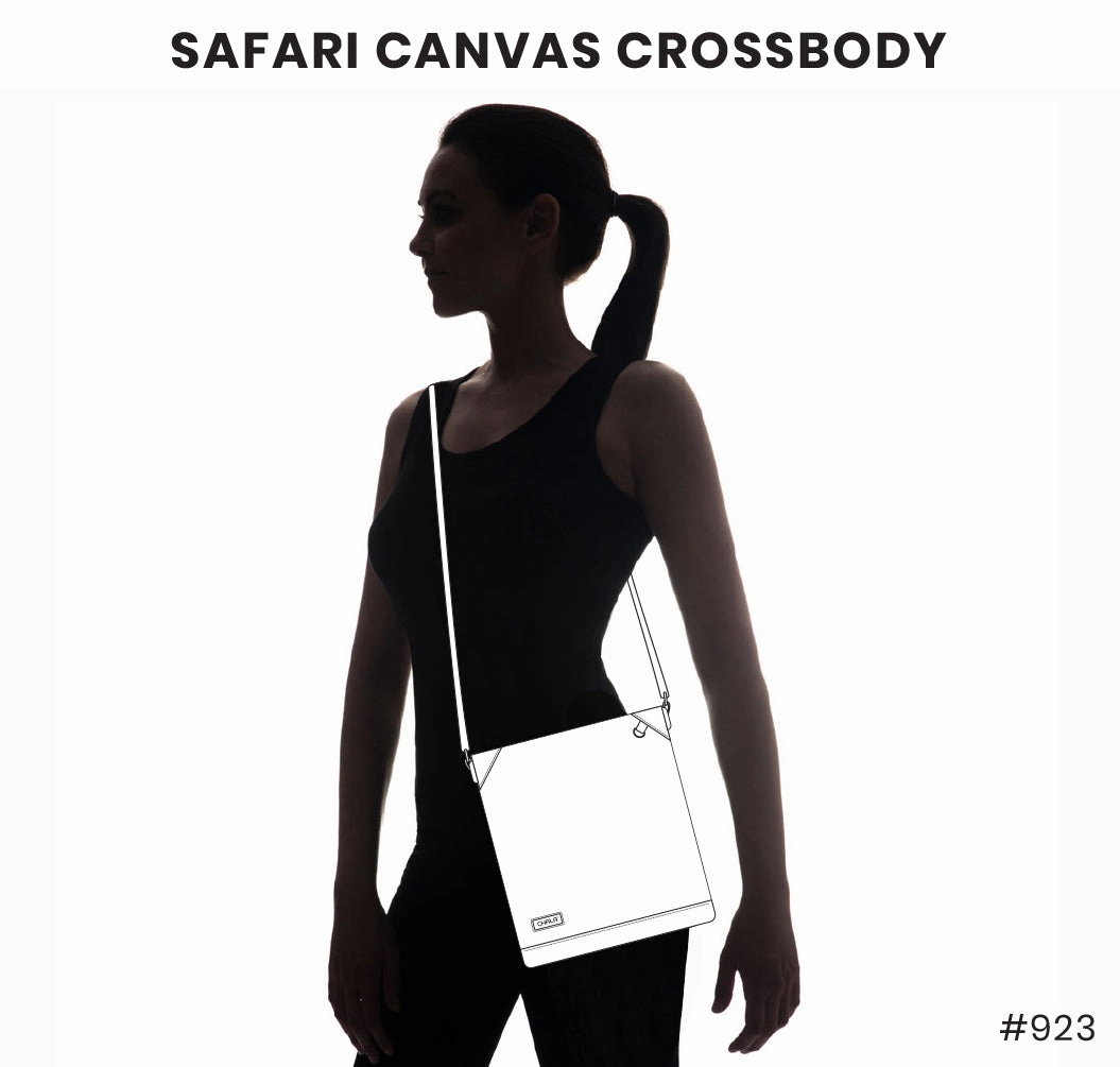 Safari Canvas Crossbody - Giraffe