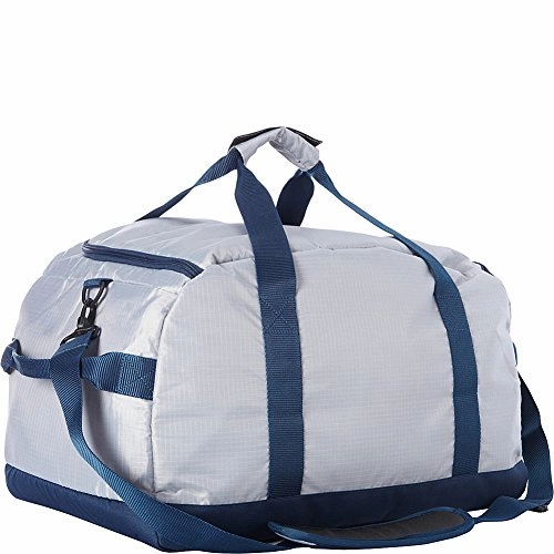 Sailorbags Silver Spinnaker Racer Duffel (Silver With Blue Trim)