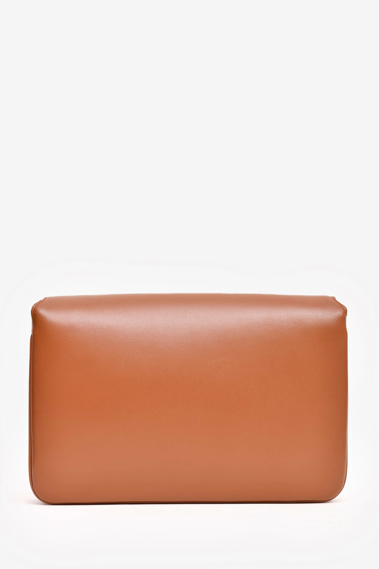 Saint Laurent Brown Leather 'Le Maillon' Shoulder Bag