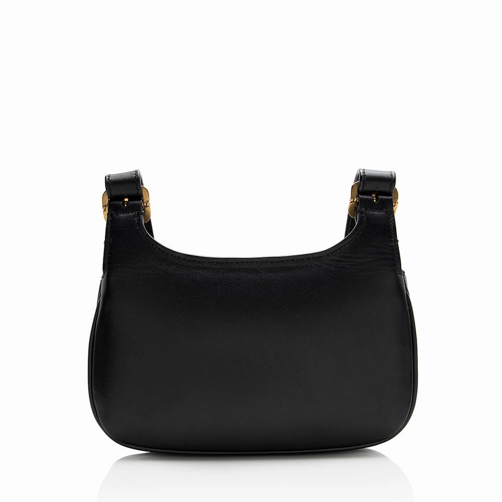 Saint Laurent Calfskin Monogram Charlie Small Crossbody Bag (SHF-22068)