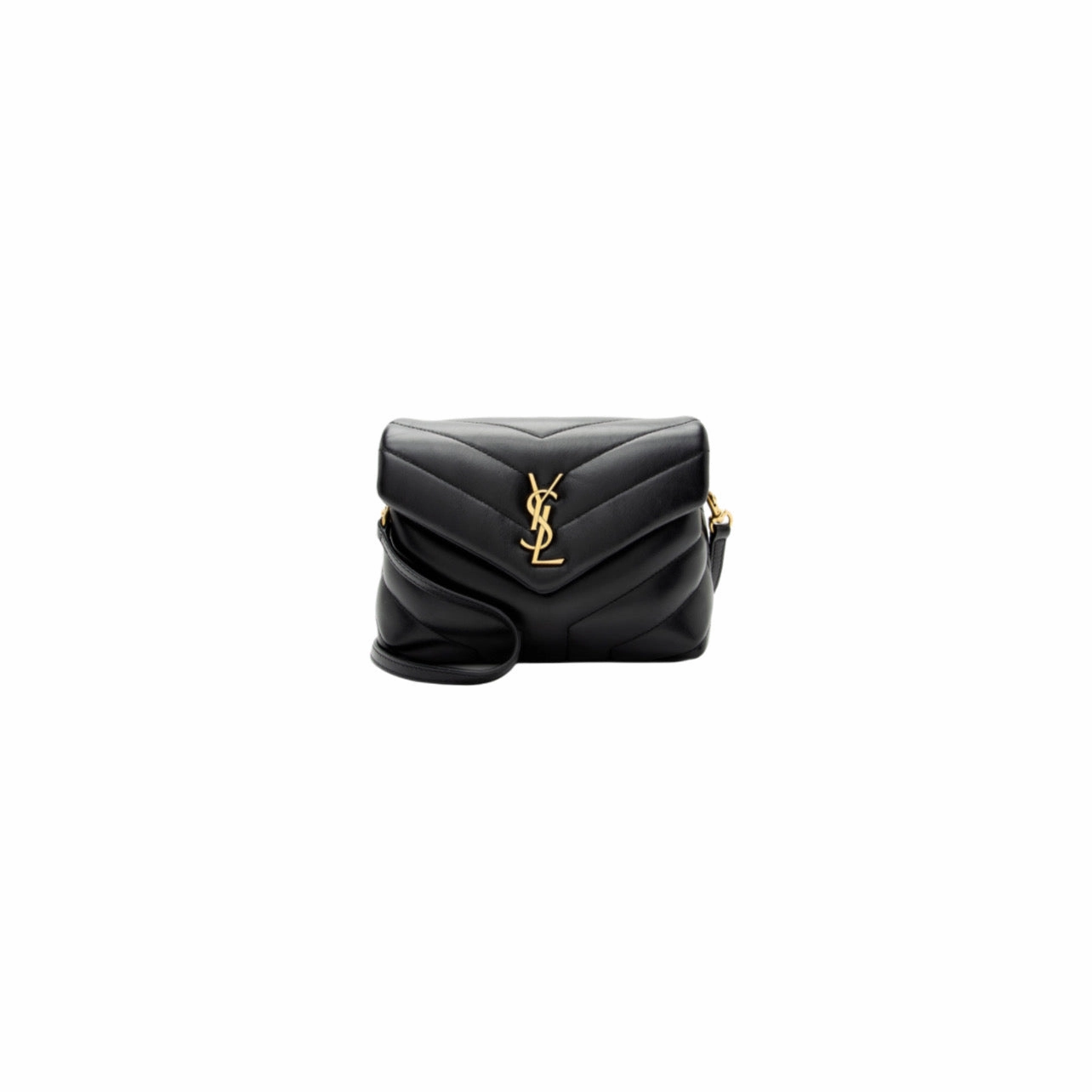 Saint Laurent Matelasse Calfskin Monogram LouLou Toy Crossbody Bag