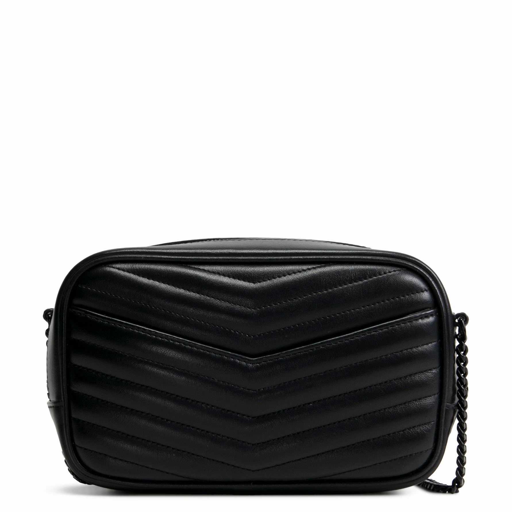 SAINT LAURENT Mini Lou Camera Bag - Black