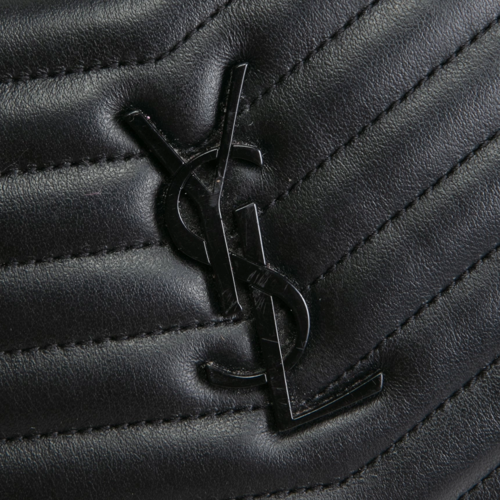 SAINT LAURENT Mini Lou Camera Bag - Black