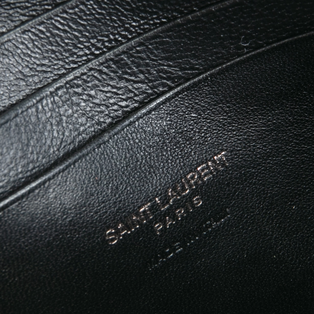 SAINT LAURENT Mini Lou Camera Bag - Black