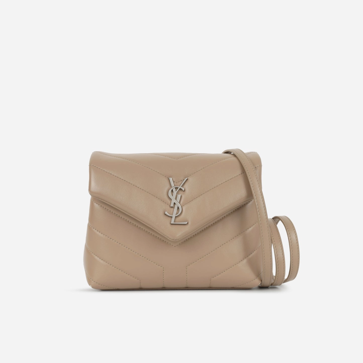 Saint Laurent Saint Laurent - Lou Toy Bag - Beige Calfskin GHW - Pre-Loved