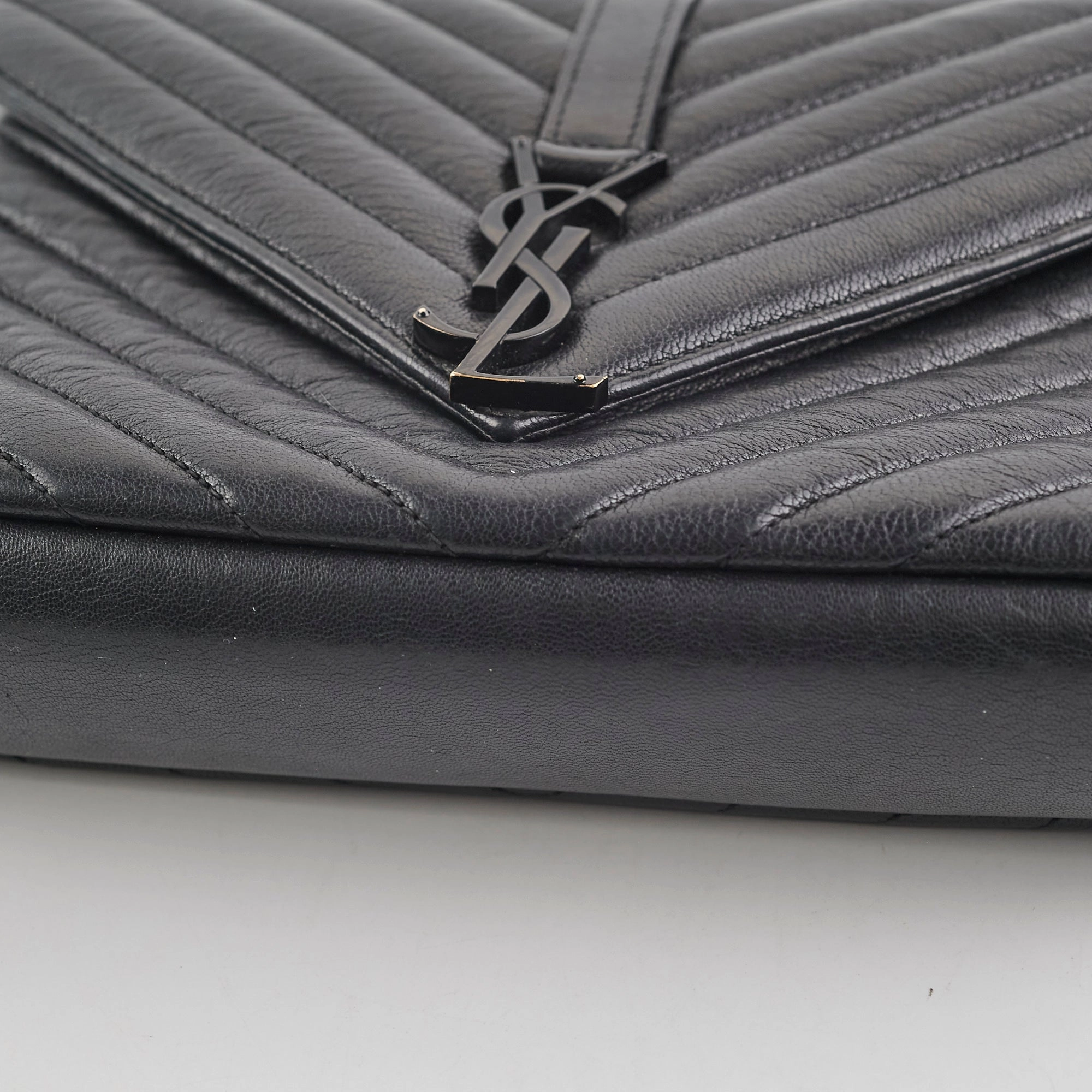 Saint Laurent So black Medium College Bag
