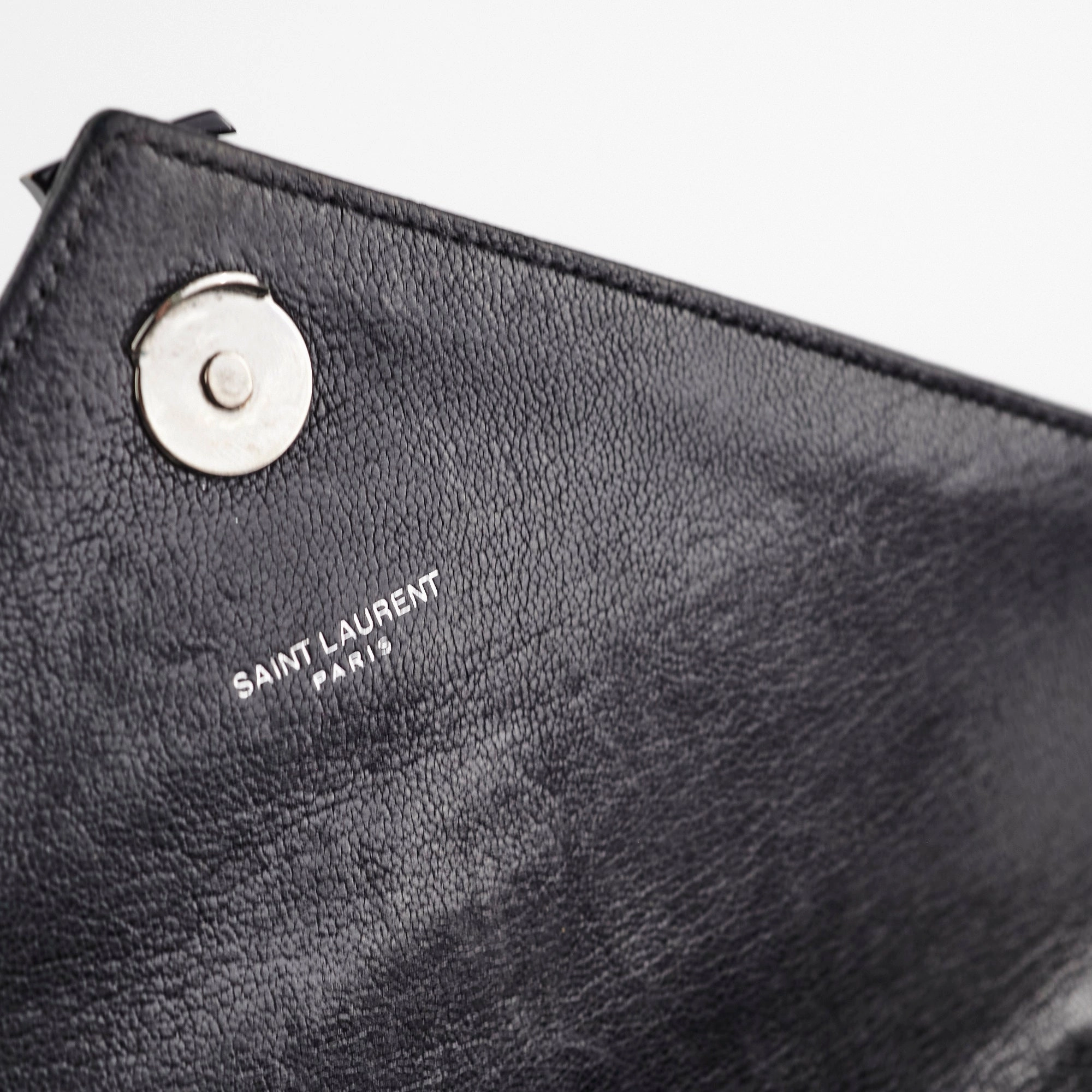 Saint Laurent So black Medium College Bag