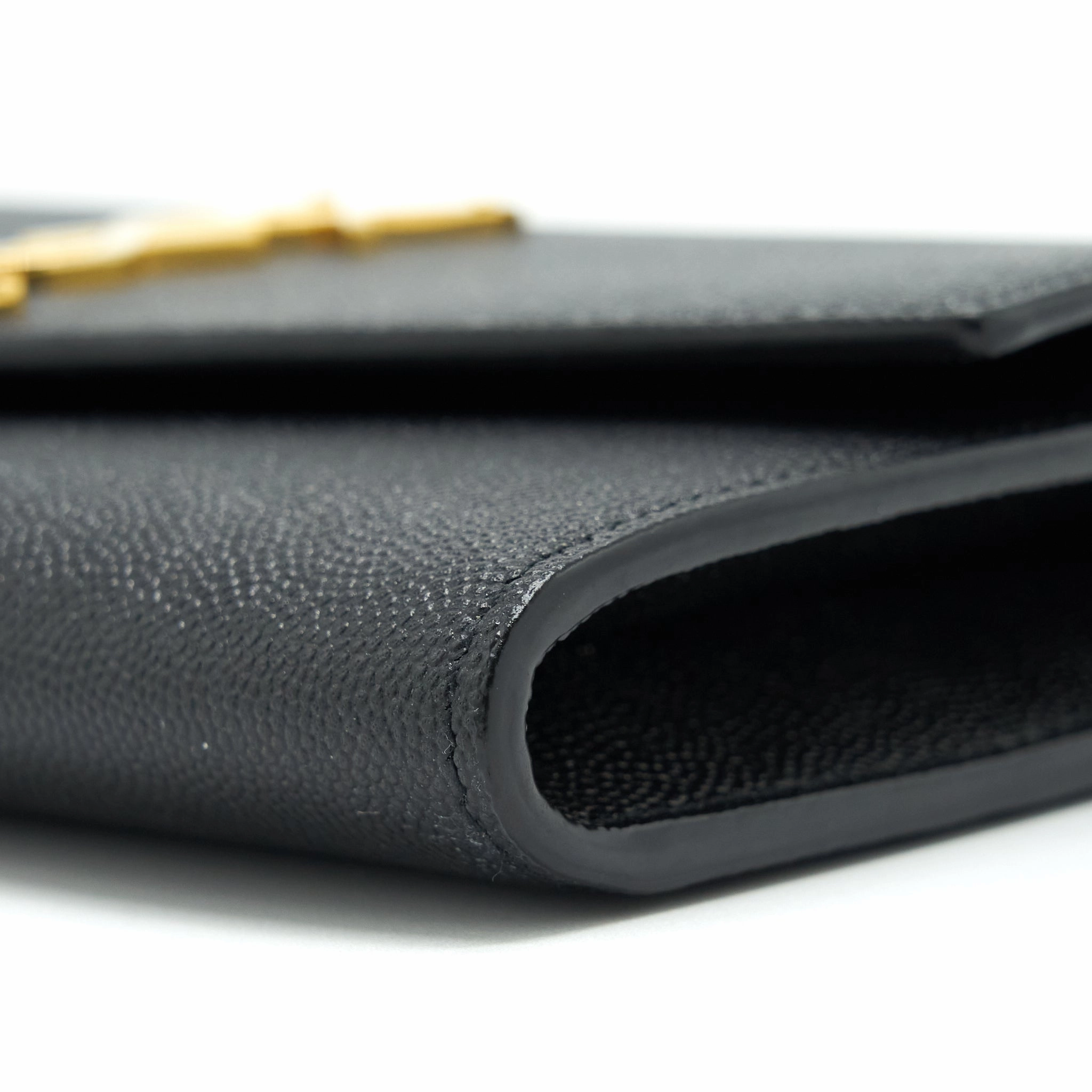 Saint Laurent/YSL Envelop Small Crossbody Bag Grained Calfskin Black GHW