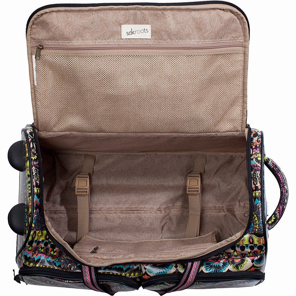 Sakroots Artist Circle Rolling Duffle Bag
