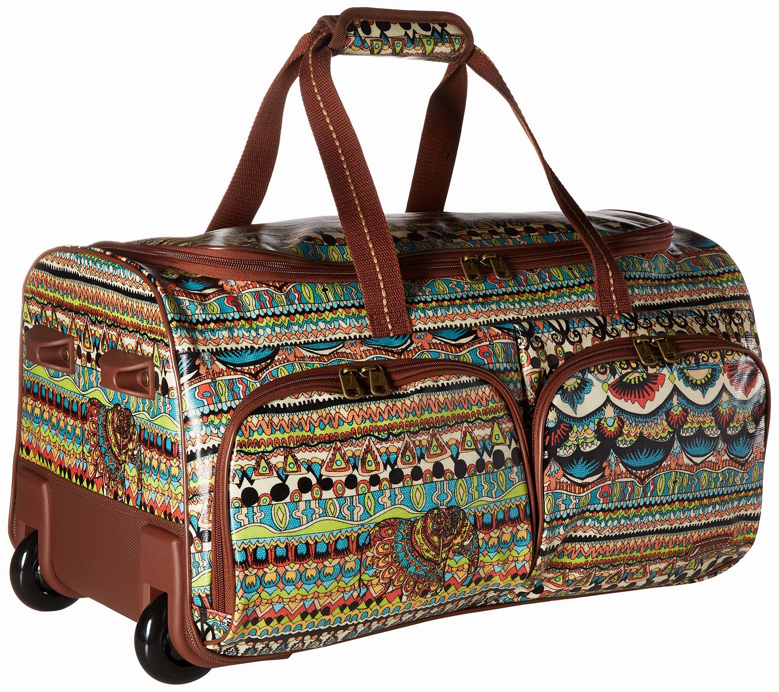 Sakroots Artist Circle Rolling Duffle Bag
