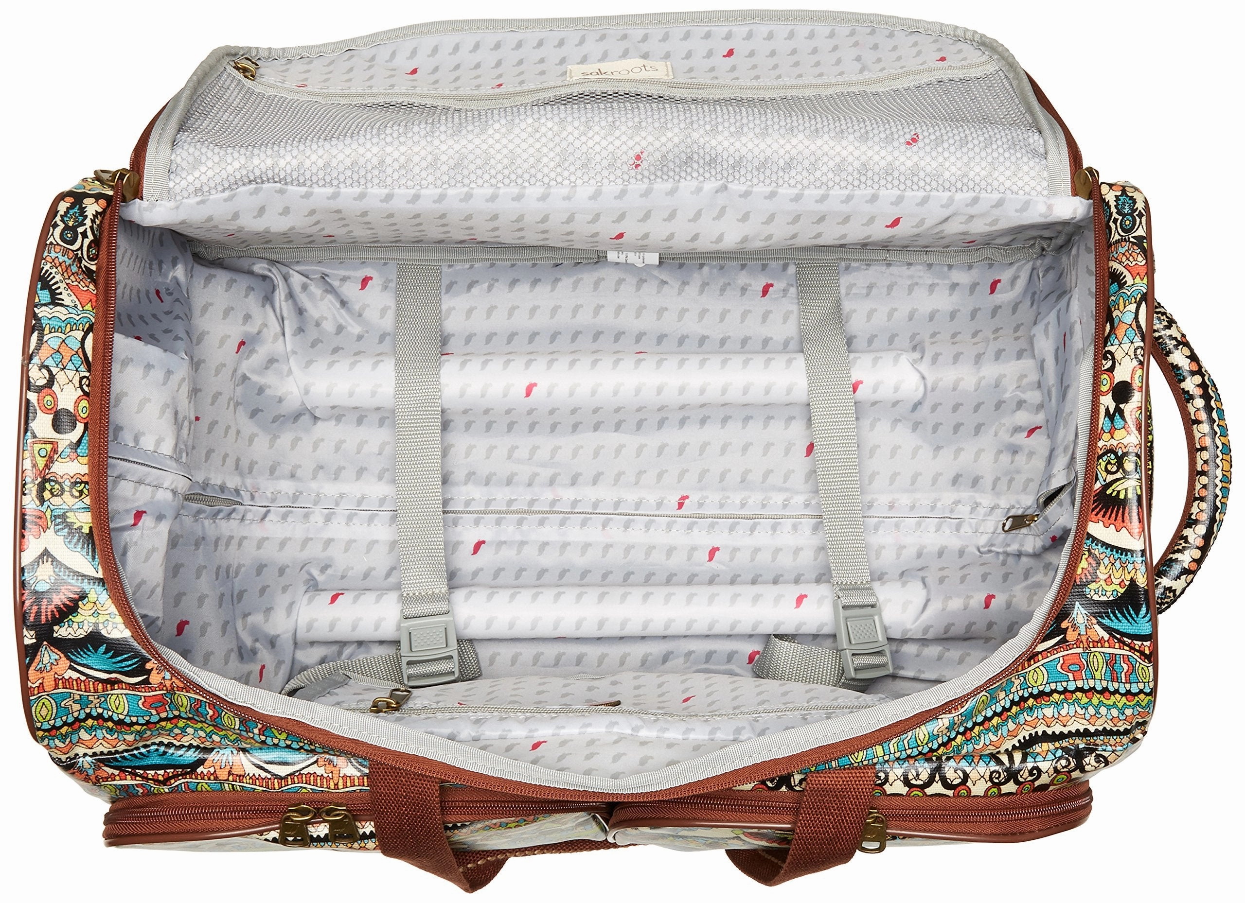 Sakroots Artist Circle Rolling Duffle Bag