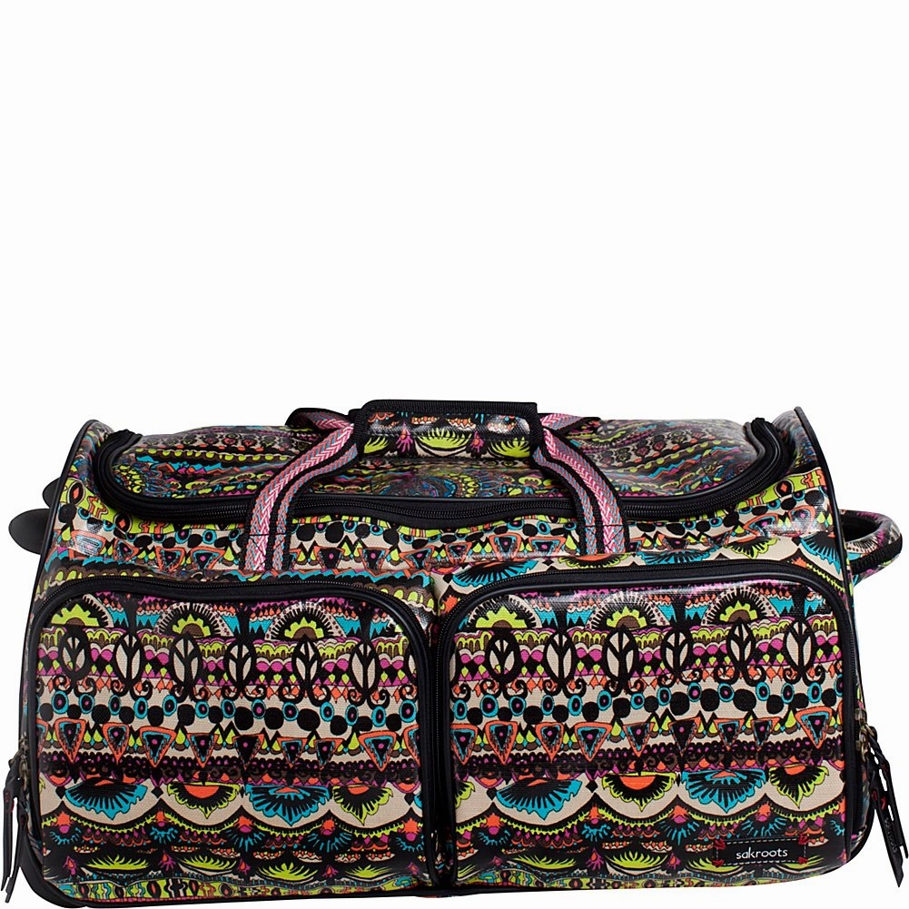 Sakroots Artist Circle Rolling Duffle Bag