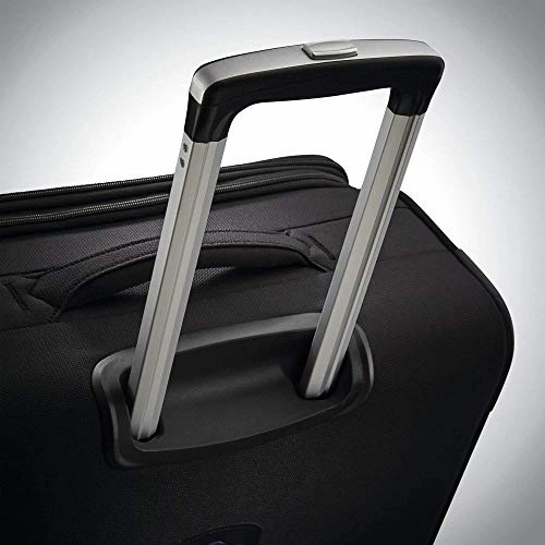 Samsonite Advena Expandable Softside Carry On Luggage With Spinner Wheels, 19 Inch, Black
