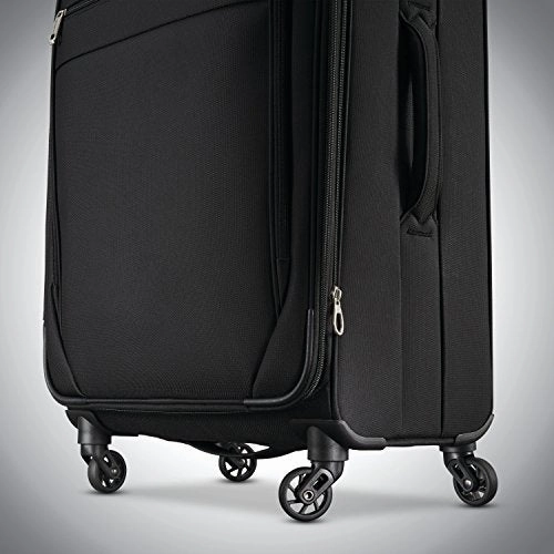 Samsonite Advena Expandable Softside Carry On Luggage With Spinner Wheels, 20 Inch, Black