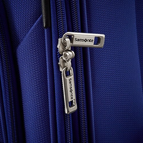 Samsonite Advena Expandable Softside Carry On Luggage With Spinner Wheels, 20 Inch, Cobalt Blue