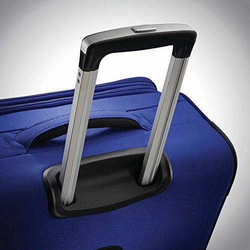 Samsonite Advena Expandable Softside Carry On Luggage With Spinner Wheels, 20 Inch, Cobalt Blue