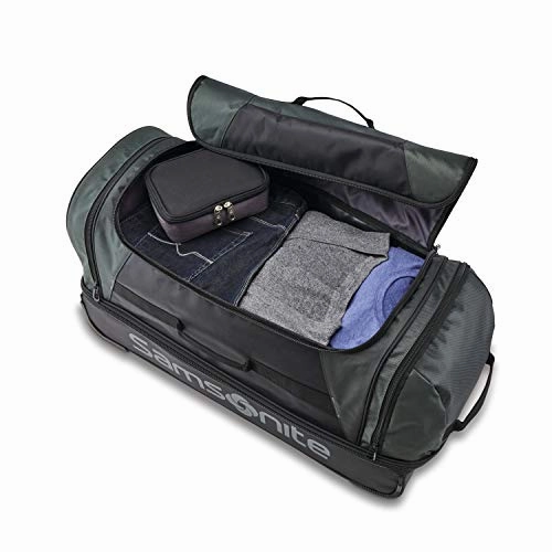 Samsonite Andante 2 Boxed Drop Bottom Wheeled Duffel 28, Moss Green/Black