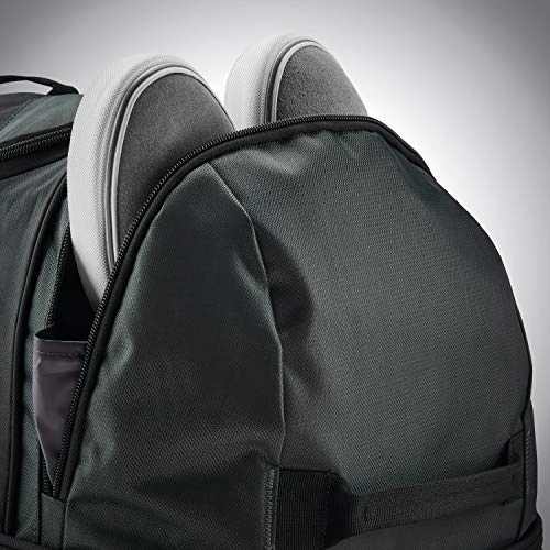 Samsonite Andante 2 Boxed Drop Bottom Wheeled Duffel 28, Moss Green/Black